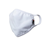 3-Ply Plain White Reusable Non-Medical Breathable & Elastic Ear Bands Face Masks (5-Pcs Pack) Face Mask First Manufacturing Company