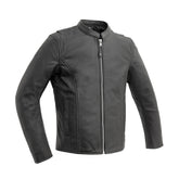 Bambino - Kid's Leather Jacket Children's Clothing First Manufacturing Company 2 Black