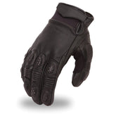 Blitz Men's Leather Motorcycle Gloves Men's Gloves First Manufacturing Company XS
