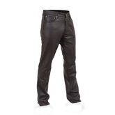 Commander Men's Leather Motorcycle Pants Men's Leather Pants First Manufacturing Company Black 26