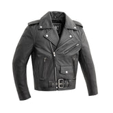 Cry Baby - Kid's Leather Jacket Children's Clothing First Manufacturing Company 2 Black