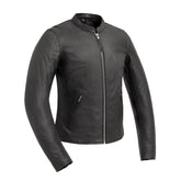 Flashback - Women's Motorcycle Leather Jacket Women's Leather Jacket First Manufacturing Company XS