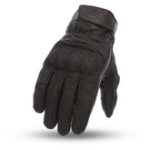 Hutch Men's Motorcycle Gloves Men's Gloves First Manufacturing Company XS Black