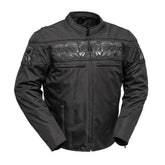 Immortal Men's Motorcycle Textile Jacket Men's Textile Jacket First Manufacturing Company Black S