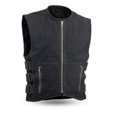 Knox - Men's Motorcycle Swat Style 20oz. Canvas Vest Garage Sale First Manufacturing Company S