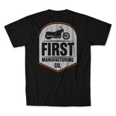 Silhouette T-Shirt Men's T-Shirt First Manufacturing Company BLACK S