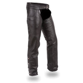 Stampede Chaps Chaps First Manufacturing Company Black XS