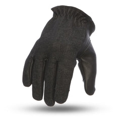 2 Tone Roper Men's Motorcycle Leather Gloves Men's Gloves First Manufacturing Company Denim/Black XS 