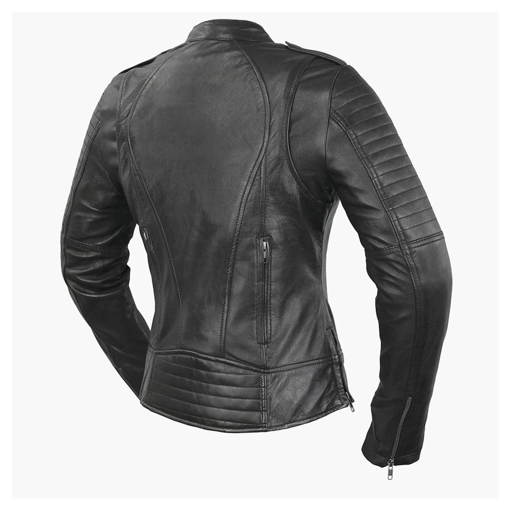 Biker - Women's Leather Motorcycle Jacket Women's Leather Jacket First Manufacturing Company   
