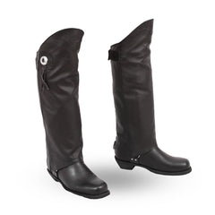 Asphalt Half Chaps Chaps First Manufacturing Company XS/S Black 