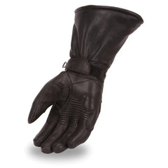 Enduro Men's Motorcycle Leather Gauntlet Men's Gauntlet First Manufacturing Company   