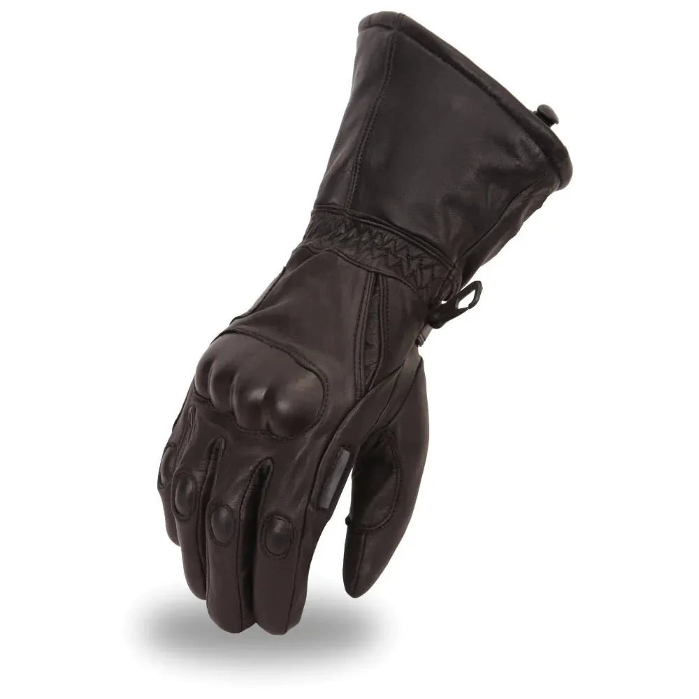 Enduro Men's Motorcycle Leather Gauntlet Men's Gauntlet First Manufacturing Company XS  