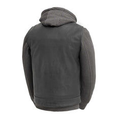 Kent Men's Motorcycle Leather Vest and Hoodie Garage Sale GARAGE SALE   