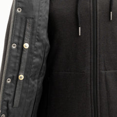 Kent Men's Motorcycle Leather Vest and Hoodie Garage Sale GARAGE SALE   