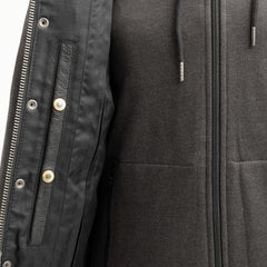 Kent Men's Motorcycle Leather Vest and Hoodie Garage Sale GARAGE SALE   
