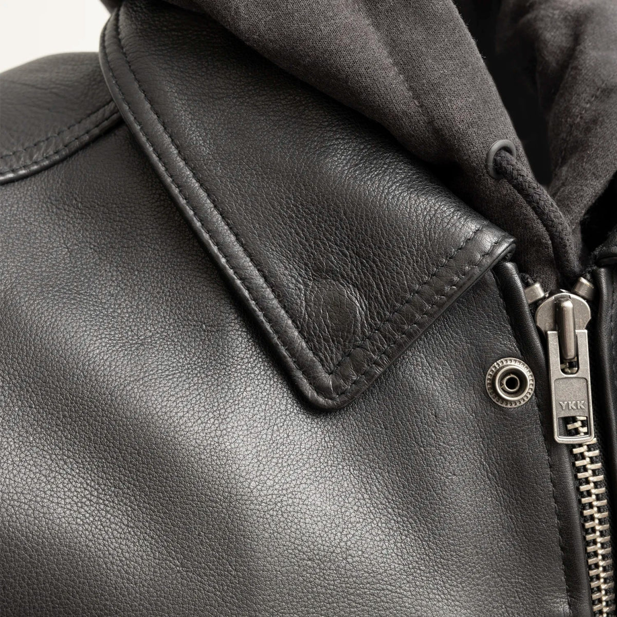 Kent Men's Motorcycle Leather Vest and Hoodie Garage Sale GARAGE SALE   