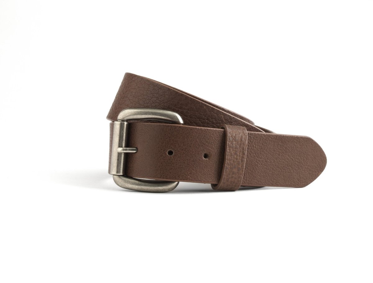 Leather Belt 1 1/2" Belt First Manufacturing Company 32 Brown 