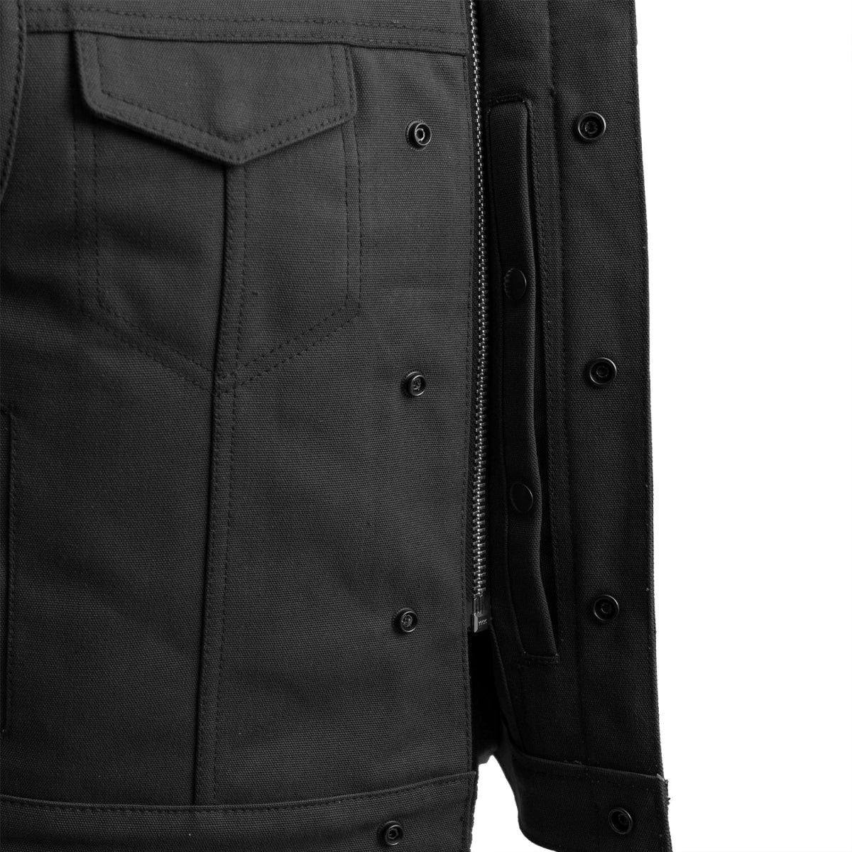 Lowside Men's Motorcycle Canvas Vest Men's Canvas Vests First Manufacturing Company   