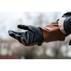 Phenom Men's Motorcycle Leather Gauntlet Men's Gauntlet First Manufacturing Company   
