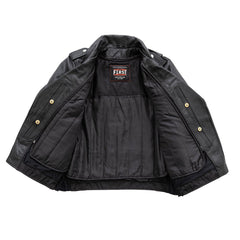 Popstar - Women's  Motorcycle Leather Jacket Women's Leather Jacket First Manufacturing Company   